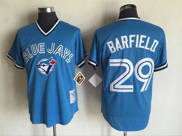 Toronto Blue Jays #29 Barfield Light Blue Mitchell And Ness Throwback Pullover Stitched Jersey,We sell and wholesale Toronto Blue Jays #29 Barfield Light Blue Mitchell And Ness Throwback Pullover Stitched Jersey on line form chian!